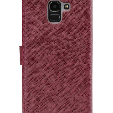 My Style Flex Wallet For Samsung Galaxy J6 2018 Bordeaux