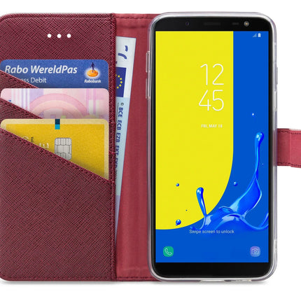 My Style Flex Wallet For Samsung Galaxy J6 2018 Bordeaux