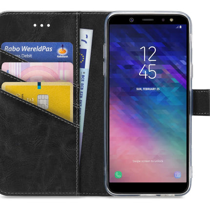 My Style Flex Wallet For Samsung Galaxy A6 2018 Black