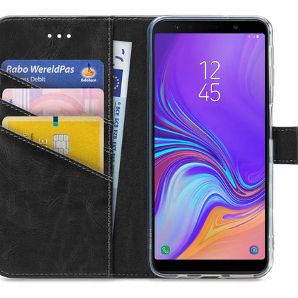 My Style Flex Wallet For Samsung Galaxy A7 2018 Black
