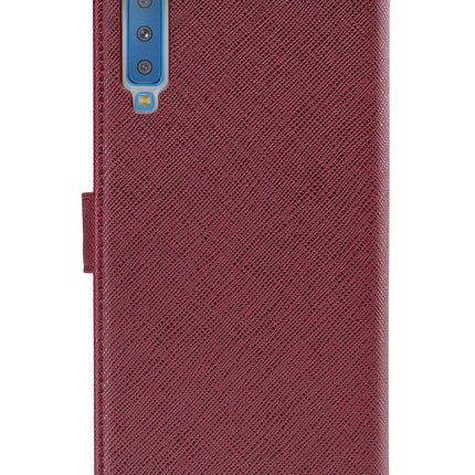 My Style Flex Wallet For Samsung Galaxy A7 2018 Bordeaux