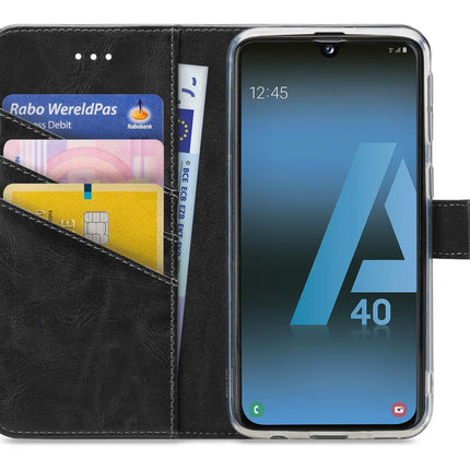 My Style Flex Wallet For Samsung Galaxy A40 Black