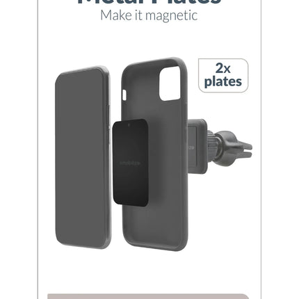 Mobilize Metal Plates 2-Pack Black Mobilize