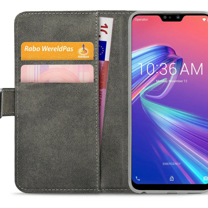 Mobilize Classic Gelly Wallet Book Case Asus Zenfone Max Pro (M2) Zb631Kl Black Mobilize