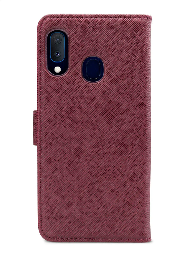 My Style Flex Wallet For Samsung Galaxy A20E Bordeaux