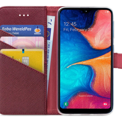 My Style Flex Wallet For Samsung Galaxy A20E Bordeaux
