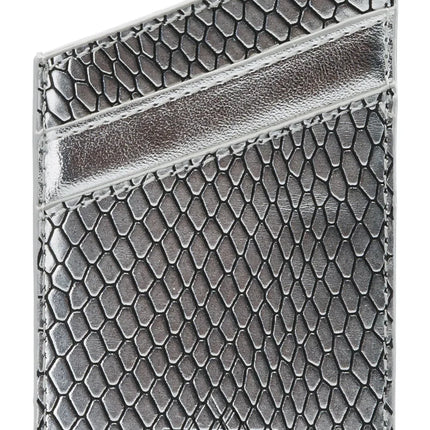 My Style Universal Sticky Card Pocket Silver Snake