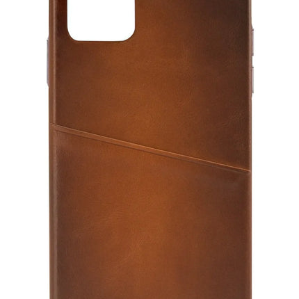 Senza Desire Leather Cover With Card Slot Apple Iphone 11 Burned Cognac Senza