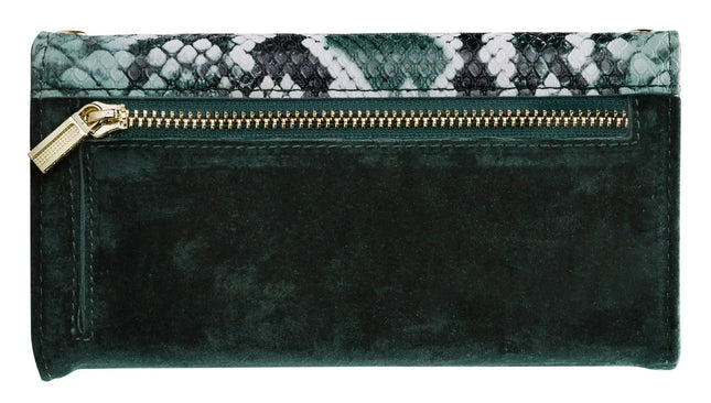 Mobilize 2In1 Gelly Velvet Clutch For Samsung Galaxy A30S/A50 Green Snake Mobilize