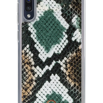 Mobilize 2In1 Gelly Velvet Clutch For Samsung Galaxy A30S/A50 Green Snake Mobilize