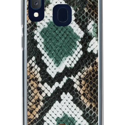 Mobilize 2In1 Gelly Velvet Clutch For Samsung Galaxy A20E Green Snake Mobilize