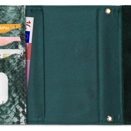 Mobilize 2In1 Gelly Velvet Clutch For Samsung Galaxy S9 Green Snake Mobilize