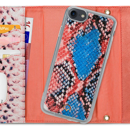 Mobilize 2In1 Gelly Velvet Clutch For Apple Iphone 6/6S/7/8/Se (2020/2022) Coral Snake Mobilize