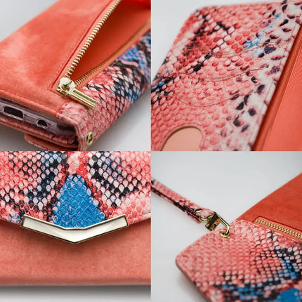 Mobilize 2In1 Gelly Velvet Clutch For Apple Iphone 6/6S/7/8/Se (2020/2022) Coral Snake Mobilize