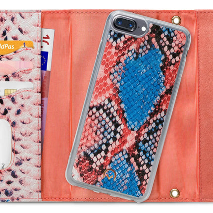 Mobilize 2In1 Gelly Velvet Clutch For Apple Iphone 6 Plus/6S Plus/7 Plus/8 Plus Coral Snake Mobilize