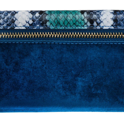 Mobilize 2In1 Gelly Velvet Clutch For Apple Iphone 6 Plus/6S Plus/7 Plus/8 Plus Royal Blue Snake Mobilize