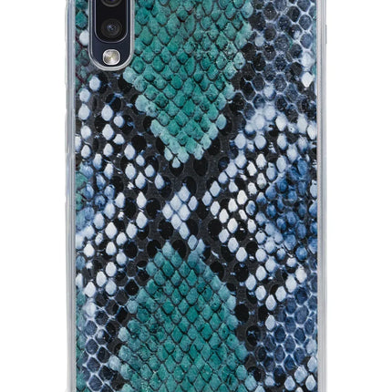 Mobilize 2In1 Gelly Velvet Clutch For Samsung Galaxy A30S/A50 Royal Blue Snake Mobilize