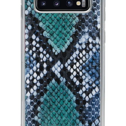 Mobilize 2In1 Gelly Velvet Clutch For Samsung Galaxy S10 Royal Blue Snake Mobilize