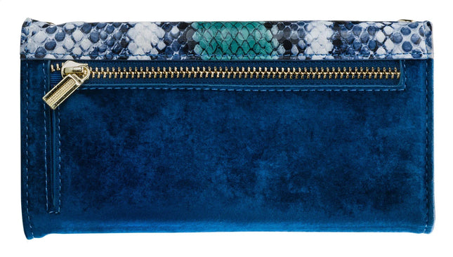 Mobilize 2In1 Gelly Velvet Clutch For Samsung Galaxy S9 Royal Blue Snake Mobilize