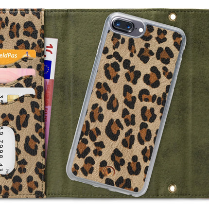 Mobilize 2In1 Gelly Clutch For Apple Iphone 6 Plus/6S Plus/7 Plus/8 Plus Green Leopard Mobilize