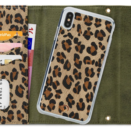 Mobilize 2In1 Gelly Clutch For Apple Iphone X/Xs Green Leopard Mobilize