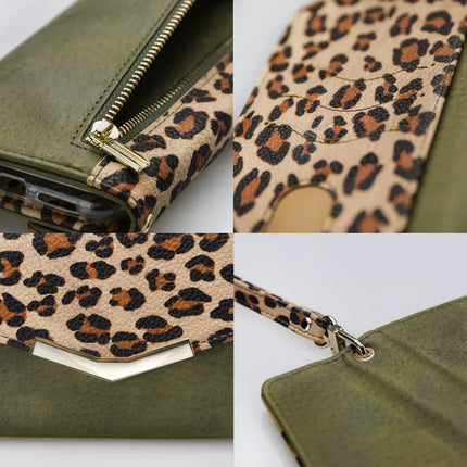 Mobilize 2In1 Gelly Clutch For Apple Iphone X/Xs Green Leopard Mobilize