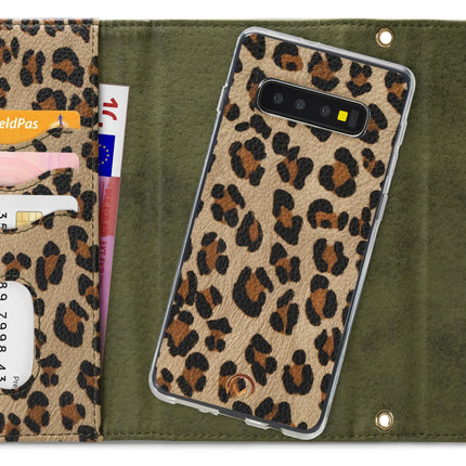 Mobilize 2In1 Gelly Clutch For Samsung Galaxy S10 Green Leopard Mobilize