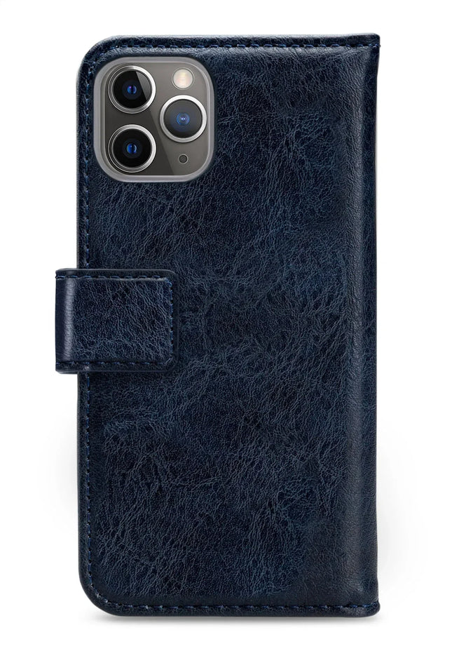 iPhone 11 Pro Max bookcase blauw geopend met 3 pasjesvakken