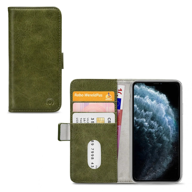 Mobilize Elite Gelly Wallet iPhone 11 Pro Max groene bookcase gesloten