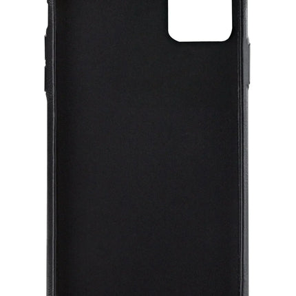 iPhone 11 Pro Max zwart leren hoesje kaartsleuf detail