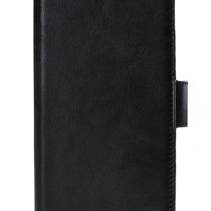 Senza Pure echt leren wallet bookcase iPhone 11 Pro Max Deep Black gesloten