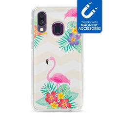 My Style Magneta Case For Samsung Galaxy A40 Flamingo