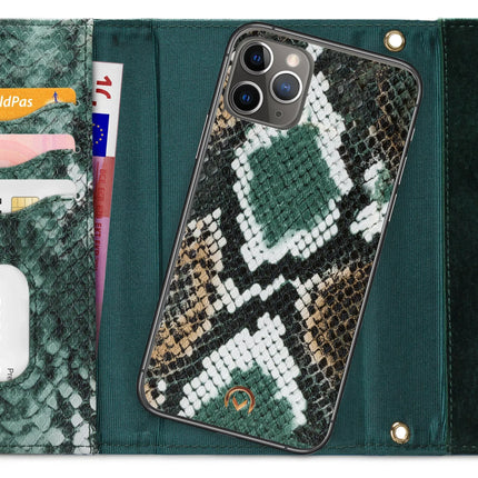 Mobilize 2In1 Gelly Velvet Clutch For Apple Iphone 11 Pro Green Snake Mobilize
