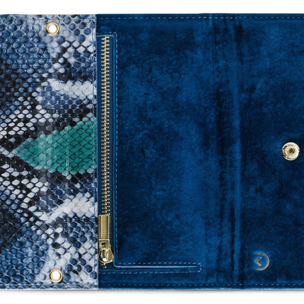 Mobilize 2In1 Gelly Velvet Clutch For Apple Iphone 11 Pro Royal Blue Snake Mobilize