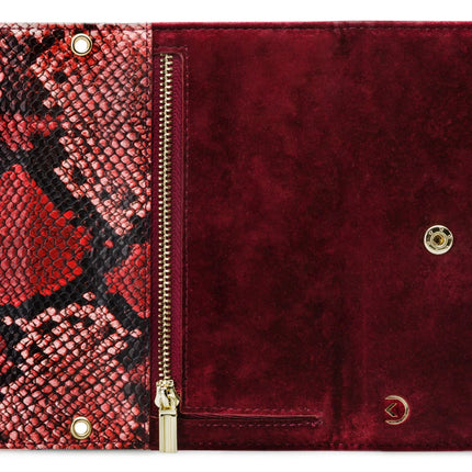 Mobilize 2In1 Gelly Velvet Clutch For Apple Iphone 6/6S/7/8/Se (2020/2022) Red Snake Mobilize