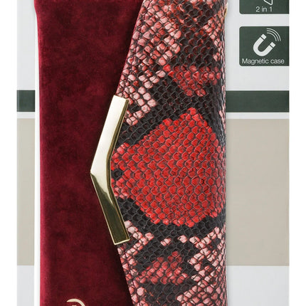 Mobilize 2In1 Gelly Velvet Clutch For Apple Iphone 6/6S/7/8/Se (2020/2022) Red Snake Mobilize