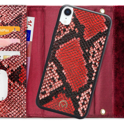 Mobilize 2In1 Gelly Velvet Clutch For Apple Iphone Xr Red Snake Mobilize