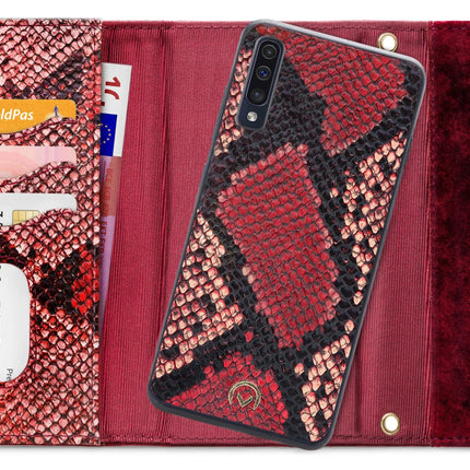 Mobilize 2In1 Gelly Velvet Clutch For Samsung Galaxy A30S/A50 Red Snake Mobilize