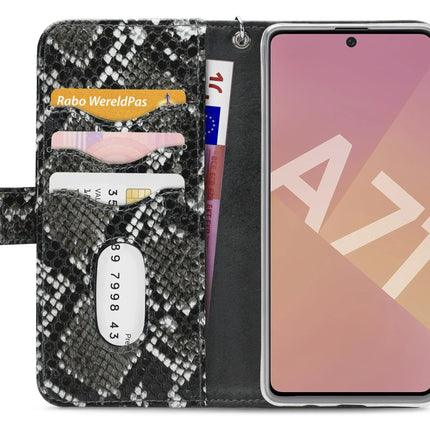Mobilize 2In1 Gelly Zipper Case Samsung Galaxy A71 Black/Snake Mobilize