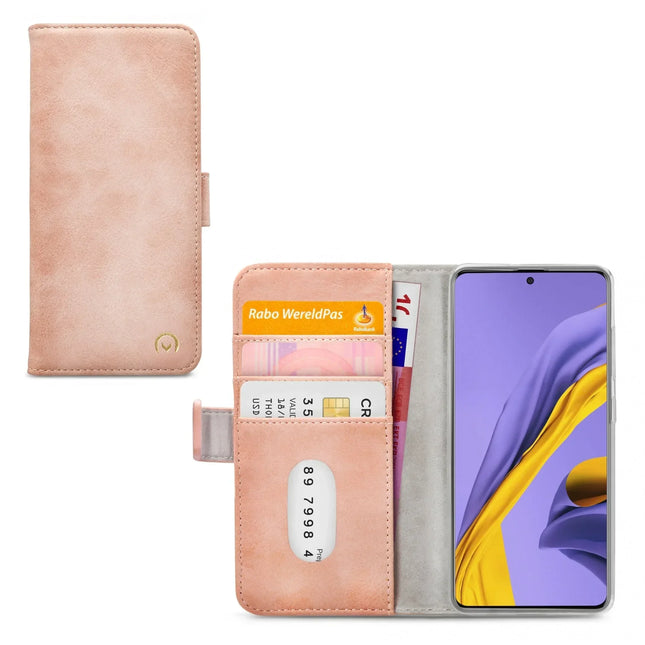 Mobilize Elite Gelly Wallet Book Case Samsung Galaxy A71 Soft Pink Mobilize