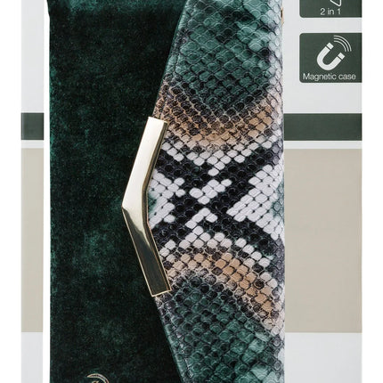 Mobilize 2In1 Gelly Velvet Clutch For Samsung Galaxy S20+/S20+ 5G Green Snake Mobilize