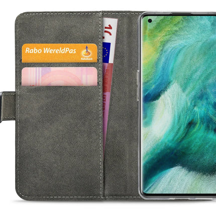 Mobilize Classic Gelly Wallet Book Case Oppo Find X2 Black Mobilize