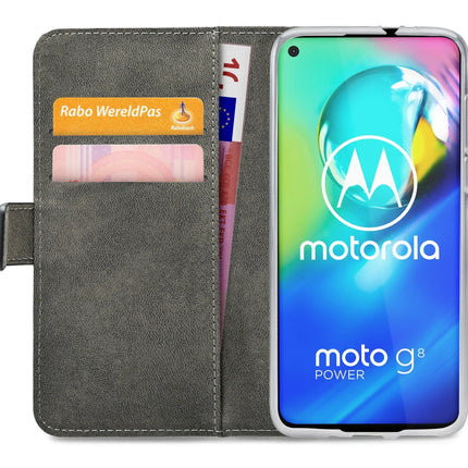 Mobilize Classic Gelly Wallet Book Case Motorola Moto G8 Power Black Mobilize