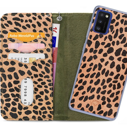 Mobilize 2In1 Gelly Zipper Case Samsung Galaxy A41 Olive/Leopard Mobilize