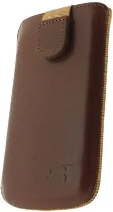 Senza Leather Slide Case Cognac Size M Senza