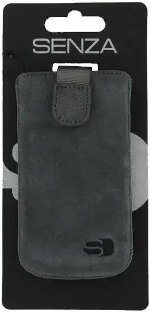 Senza Suede Slide Case Warm Grey Size M Senza