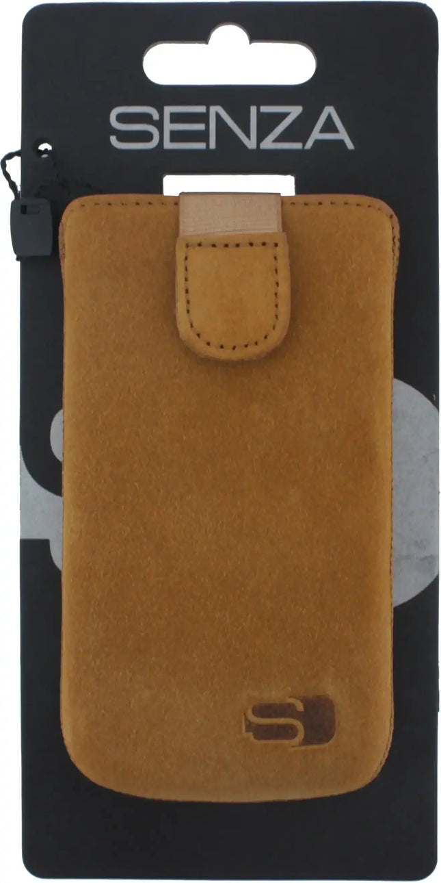 Senza Suede Slide Case Sunny Camel Size Xl Senza