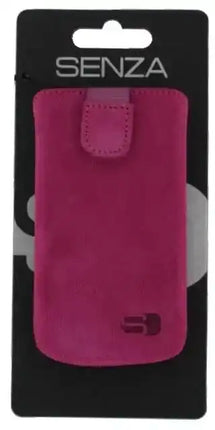 Senza Suede Slide Case Hot Pink Size S Senza