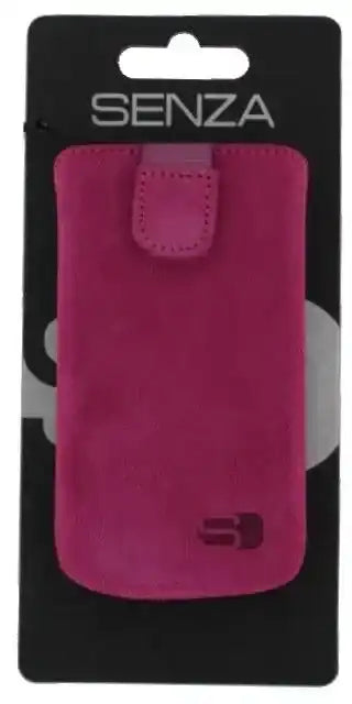 Senza Suede Slide Case Hot Pink Size S Senza
