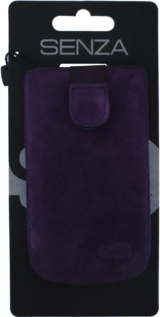 Senza Suede Slide Case Velvet Purple Size Xxl Senza